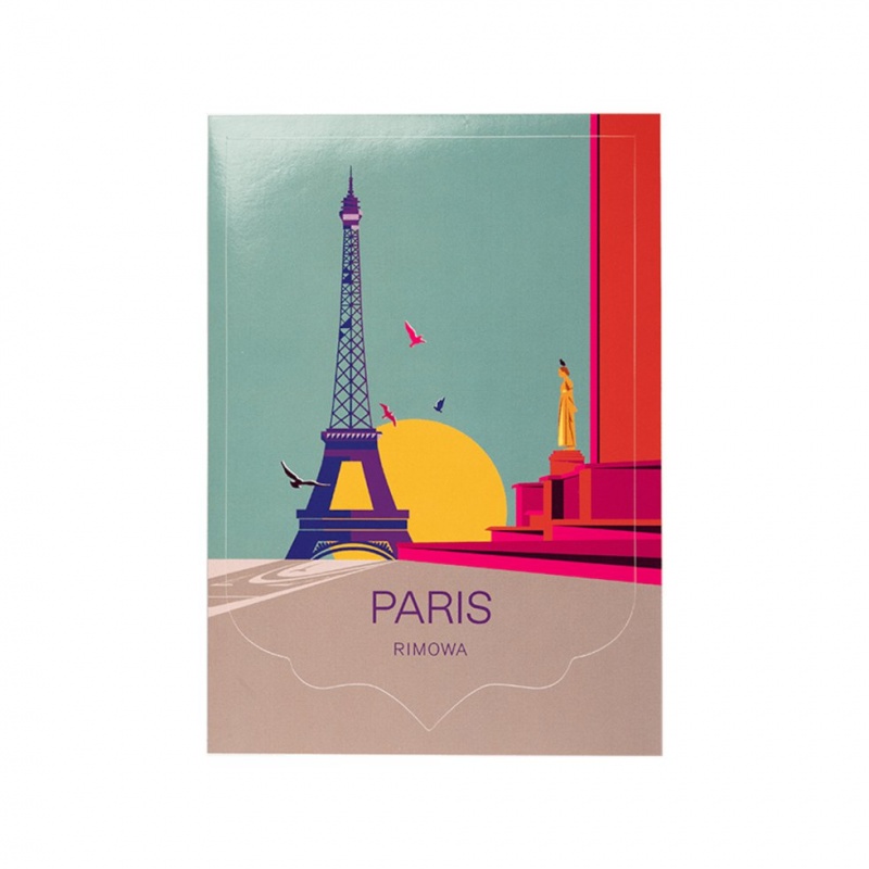 Stickers Rimowa Paris Luggage Multicolore | DQR-08962896