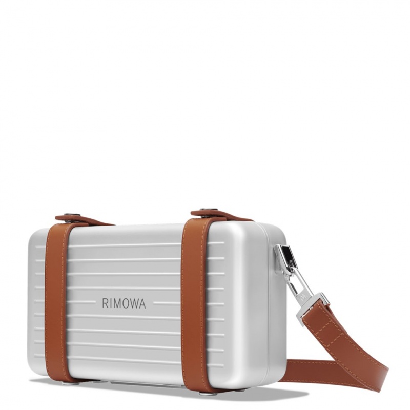 Sac Crossbody Rimowa Personal Aluminum Argent | COM-78513958