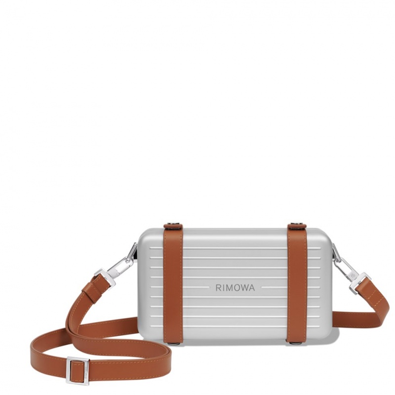 Sac Crossbody Rimowa Personal Aluminum Argent | COM-78513958