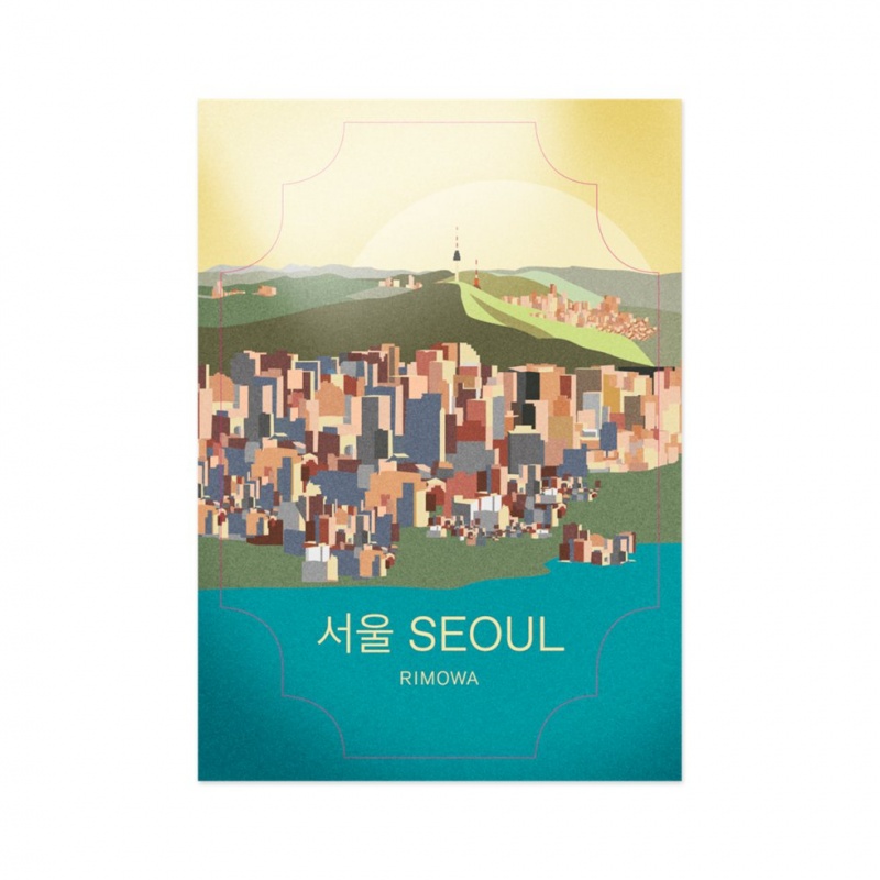 Stickers Rimowa Seoul Luggage Multicolore | VVY-59465407