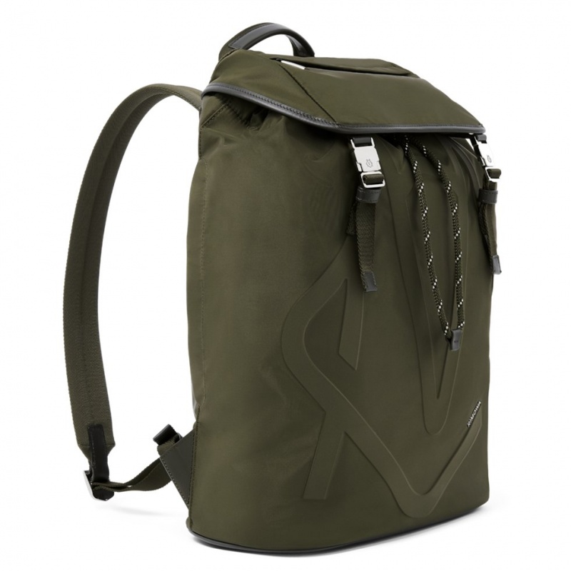 Sac a Dos Rimowa Signature Flap in ECONYL? Nylon Kaki Vert | VUU-08126514