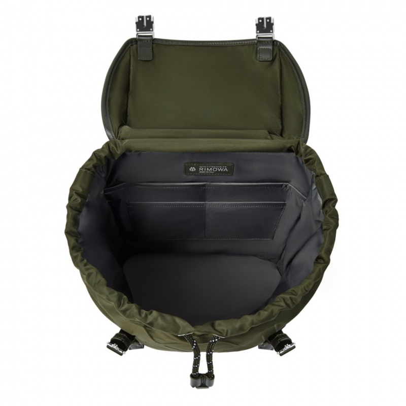 Sac a Dos Rimowa Signature Flap in ECONYL? Nylon Kaki Vert | VUU-08126514