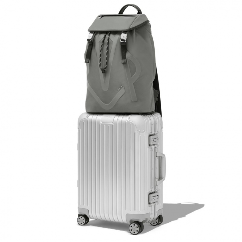 Sac a Dos Rimowa Signature Flap in ECONYL? Nylon Grise | UKF-14143210