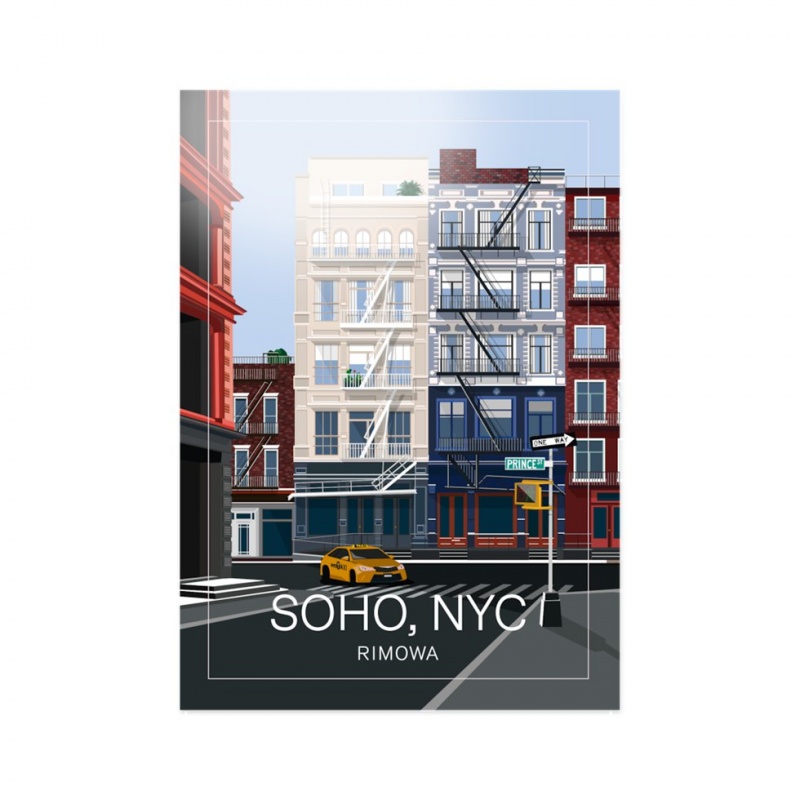 Stickers Rimowa Soho NYC Luggage Multicolore | LUM-47206277