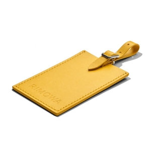 Tags Rimowa Yellow Honey Personalized Cuir Luggage Orange | HKC-18561387