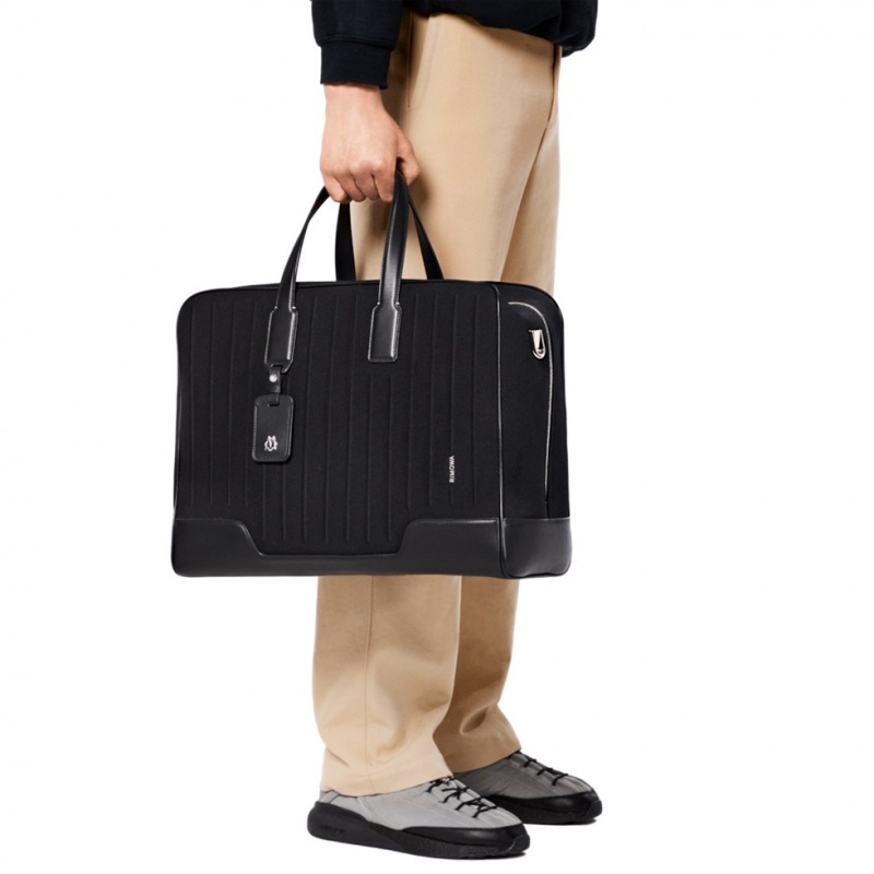 Sac Polochon Rimowa Weekender Bag in Tela & Cuir Noir | JDT-15043583