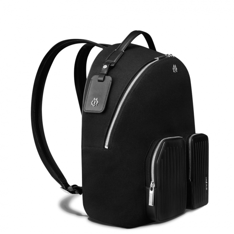 Sac a Dos Rimowa Backpack Medium in Cuir & Tela Noir | CUN-90769945