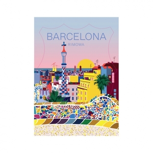 Stickers Rimowa Barcelona Luggage Multicolore | XDN-44531512