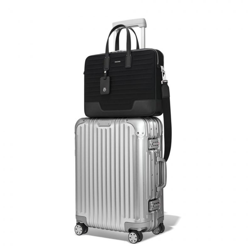 Mallette Rimowa Briefcase in Cuir & Tela Noir | EIX-50989444