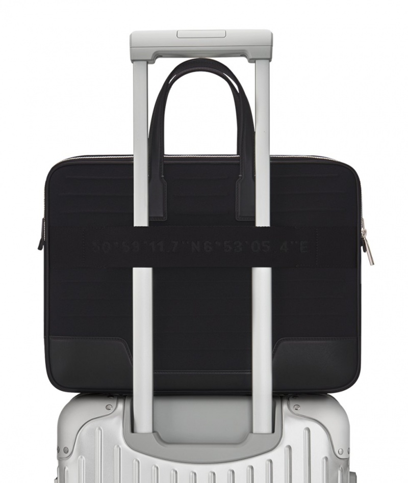 Mallette Rimowa Briefcase in Cuir & Tela Noir | EIX-50989444