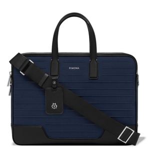 Mallette Rimowa Briefcase in Cuir & Tela Bleu Marine Bleu | RZG-79951207