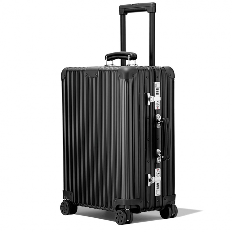 Valises Rimowa Classiche Cabin Aluminum Carry-On Noir | NHG-79663221