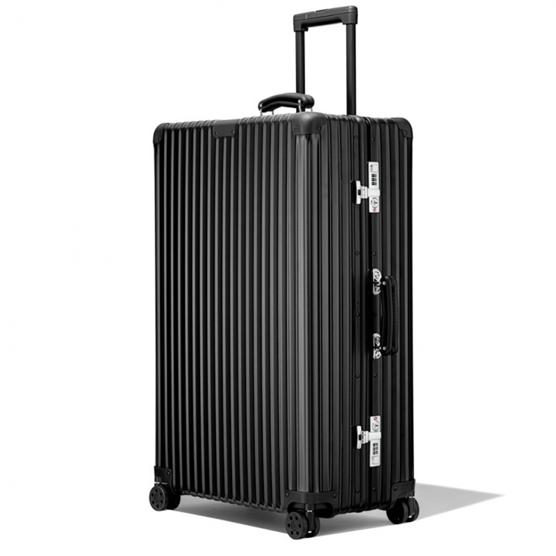 Valises Rimowa Classiche Check-In L Aluminum Noir | RJL-52422423