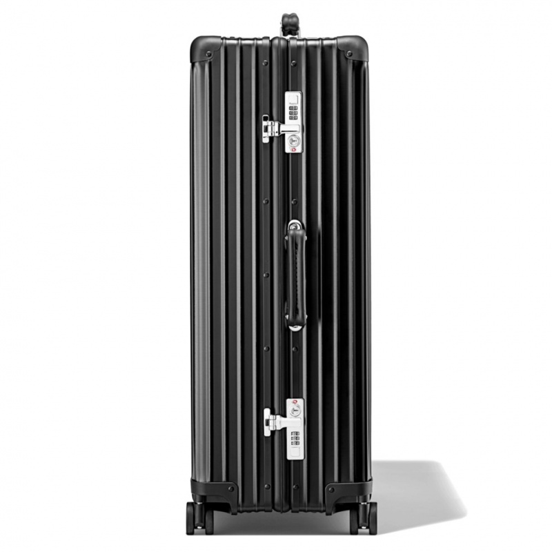 Valises Rimowa Classiche Check-In L Aluminum Noir | RJL-52422423