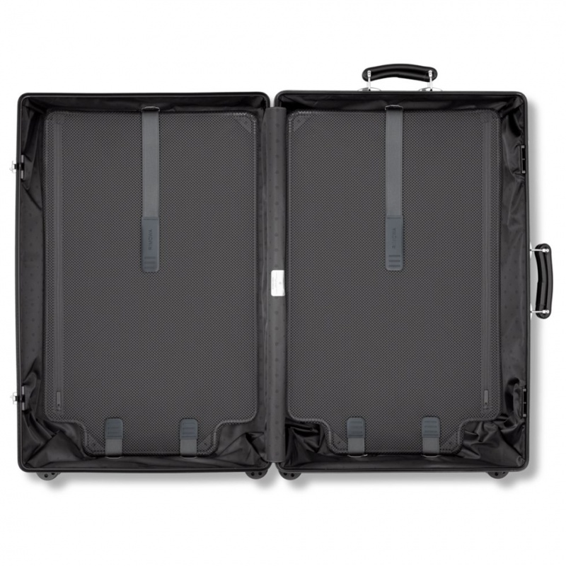 Valises Rimowa Classiche Check-In L Aluminum Noir | RJL-52422423