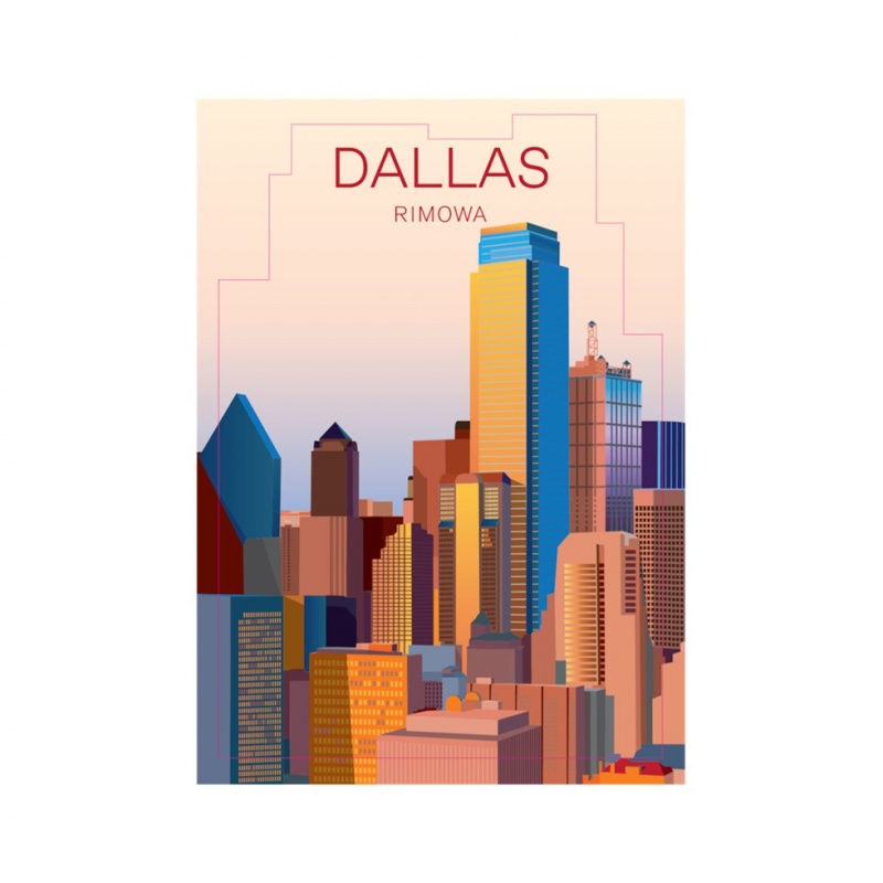 Stickers Rimowa Dallas Luggage Multicolore | TVH-49938716