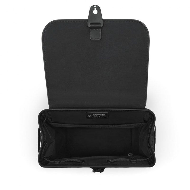 Sac a Dos Rimowa Flap Large in Nylon and Cuir Noir | DWN-13359685