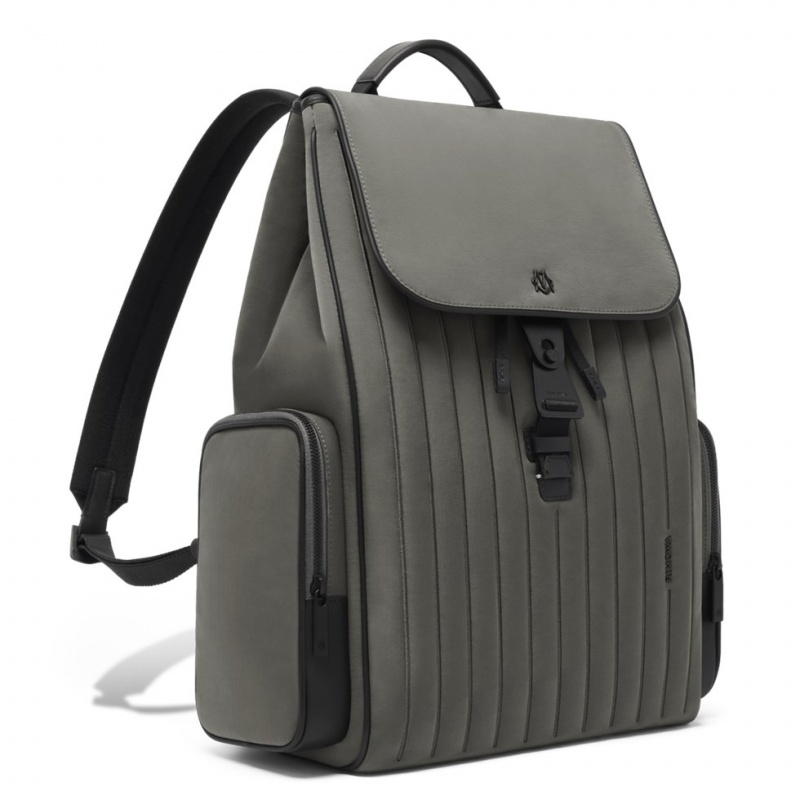 Sac a Dos Rimowa Flap Large in Nylon and Cuir Grise | UQY-18876625