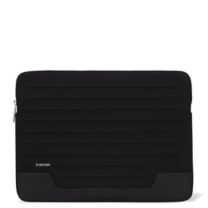 Pochettes Rimowa Plates Pouch Laptop Bag in Cuir & Tela Noir | EVI-81056965