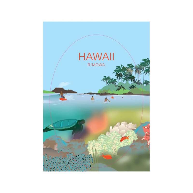 Stickers Rimowa Hawaii Luggage Multicolore | FNW-27588694