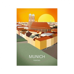 Stickers Rimowa Munich Luggage Multicolore | UQI-01019223