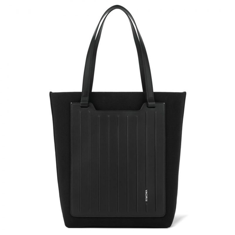 Sacs Fourre Tout Rimowa Never Still Vertical in Cuir & Tela Noir | YWR-73812349