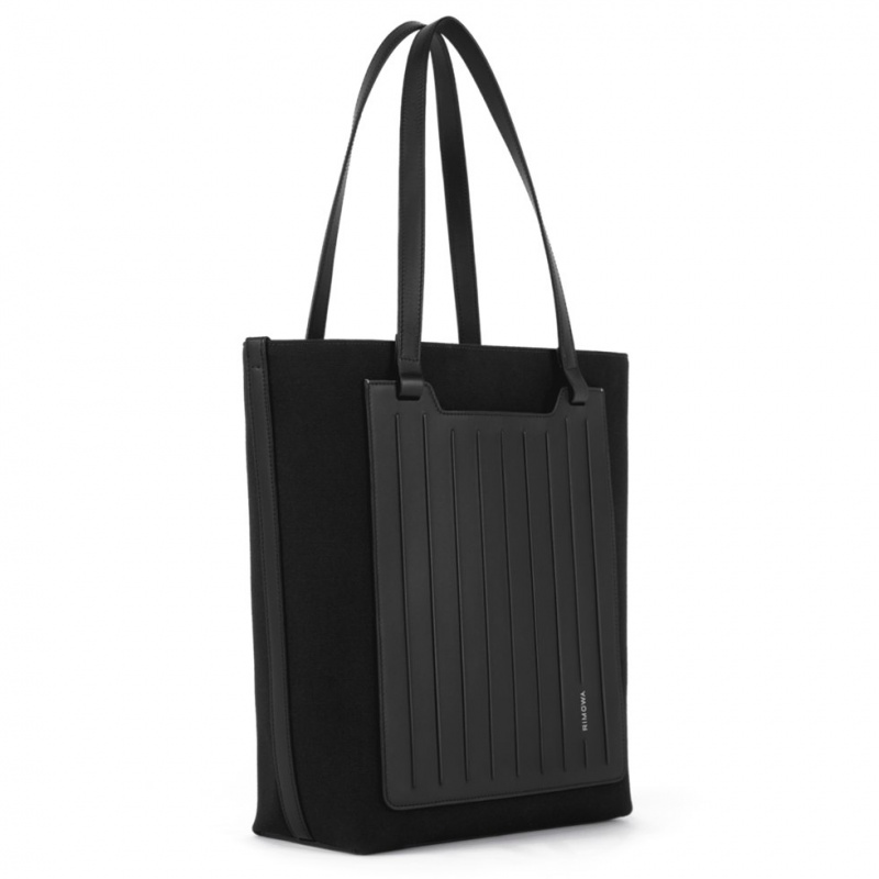 Sacs Fourre Tout Rimowa Never Still Vertical in Cuir & Tela Noir | YWR-73812349