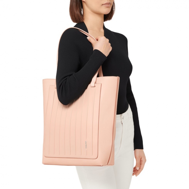 Sacs Fourre Tout Rimowa Never Still Vertical in Cuir & Tela Rose | BZG-15932033