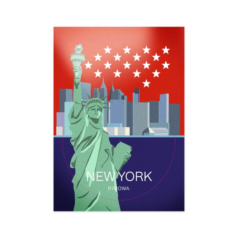 Stickers Rimowa New York Luggage Multicolore | JWG-45814305