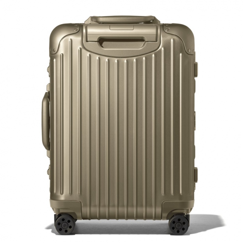 Valises Rimowa Original Cabin Aluminum Carry-On Titane | RRE-36137129