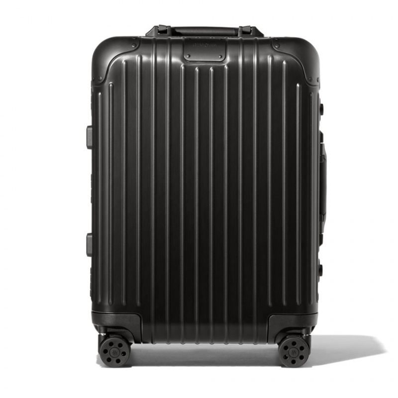 Valises Rimowa Original Cabin Carry-On Aluminum Noir | AAM-62611709