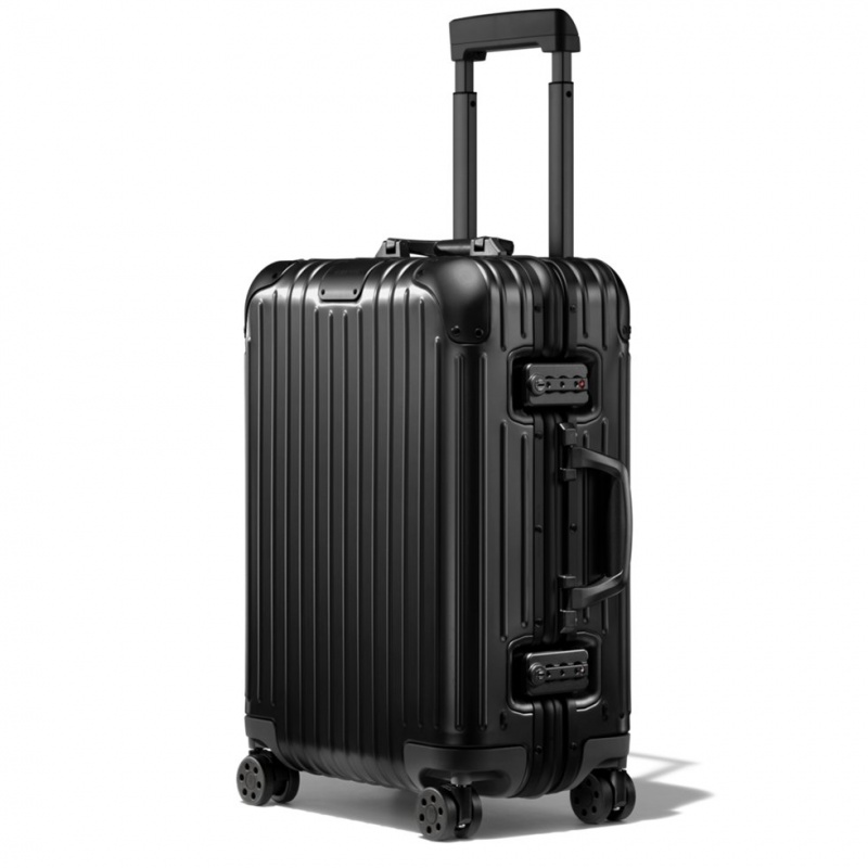 Valises Rimowa Original Cabin Carry-On Aluminum Noir | AAM-62611709