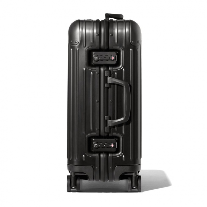 Valises Rimowa Original Cabin Carry-On Aluminum Noir | AAM-62611709