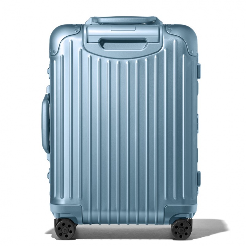 Valises Rimowa Original Cabin Carry-On Aluminum Bleu | XCZ-70495465