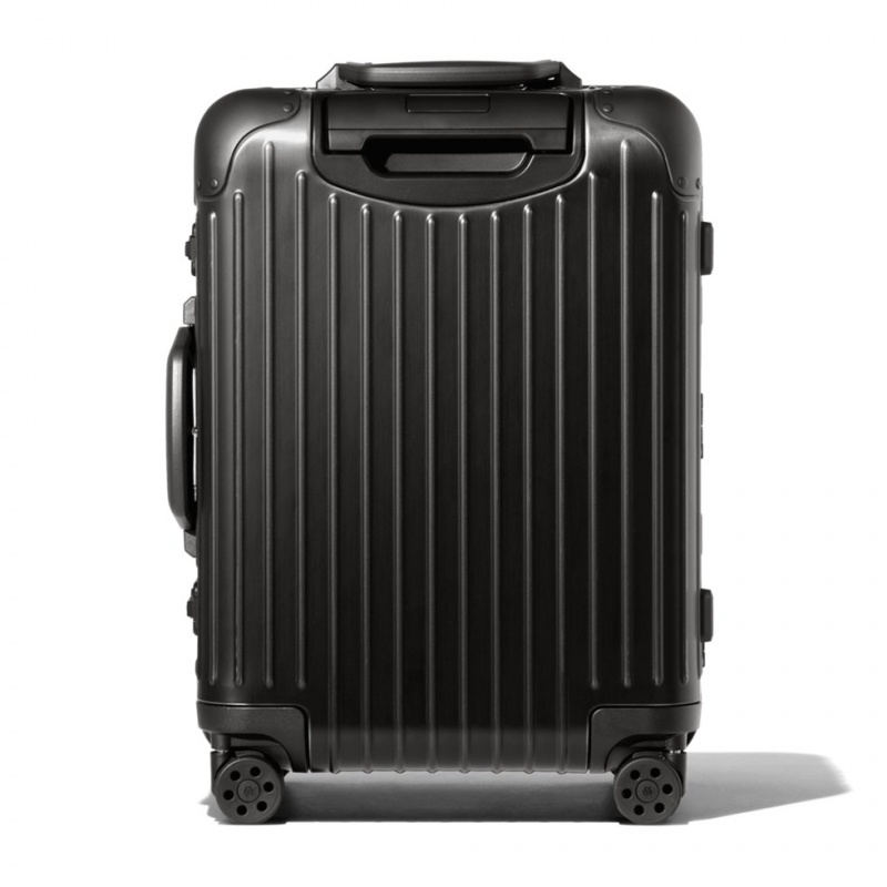 Valises Rimowa Original Cabin Carry-On Aluminum Noir | AAM-62611709