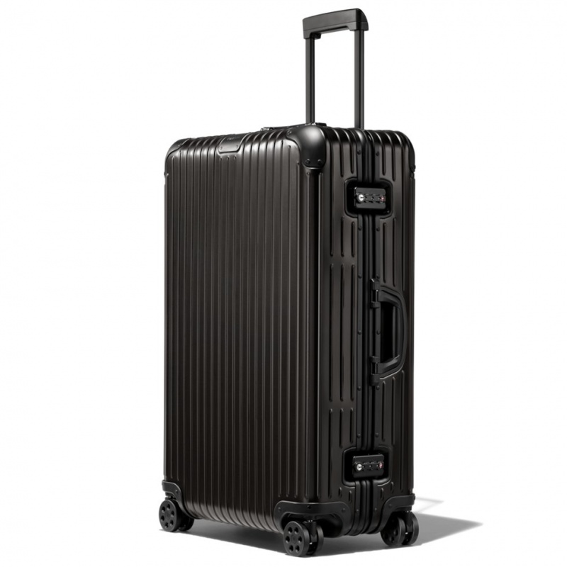 Valises Rimowa Original Check-In L Aluminum Noir | BQD-30513277