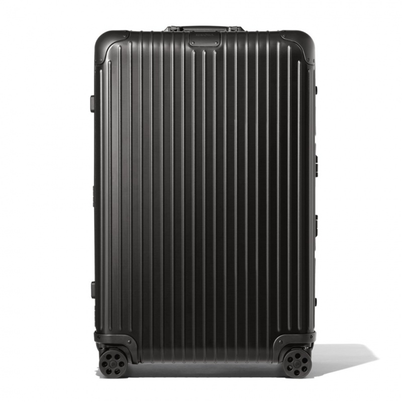 Valises Rimowa Original Check-In L Aluminum Noir | BQD-30513277