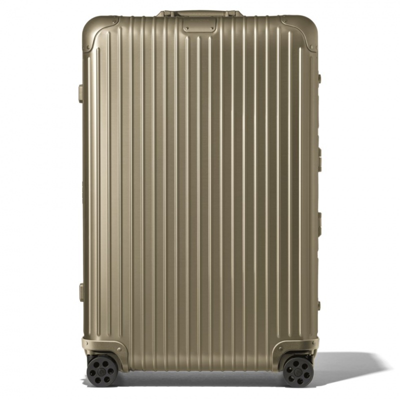 Valises Rimowa Original Check-In L Aluminum Titane | DLP-49839026