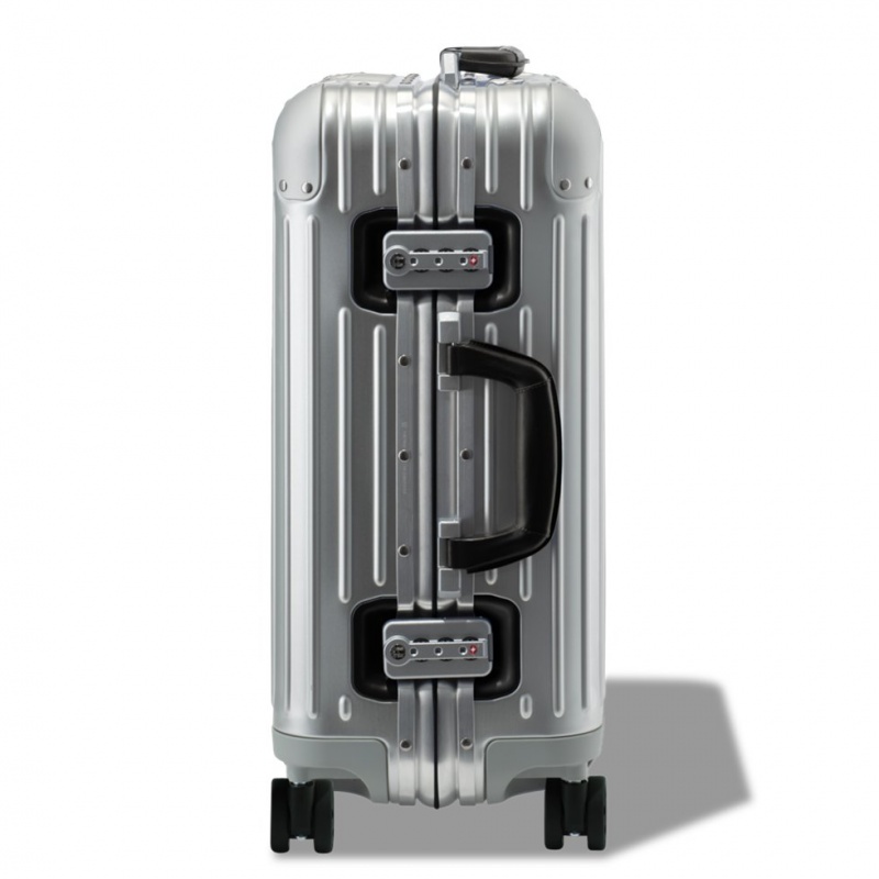 Valises Rimowa Original Cabin Twist in Silver & Black Noir | RYE-38266496