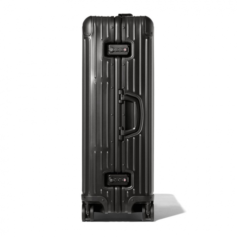 Valises Rimowa Original Check-In L Aluminum Noir | BQD-30513277