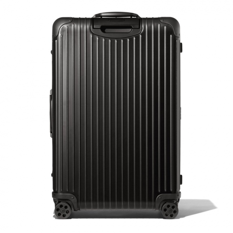 Valises Rimowa Original Check-In L Aluminum Noir | BQD-30513277