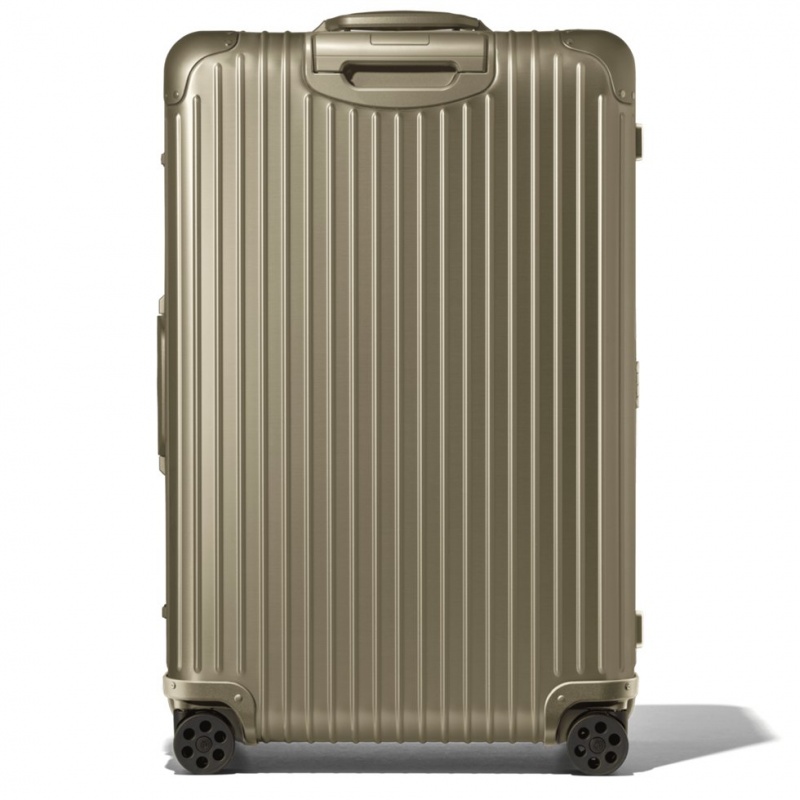 Valises Rimowa Original Check-In L Aluminum Titane | DLP-49839026