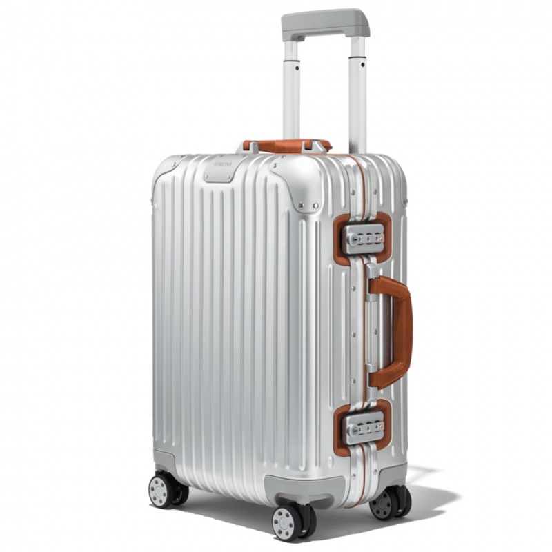 Valises Rimowa Original Cabin Twist in Silver & Brown Marron | ICA-75655988