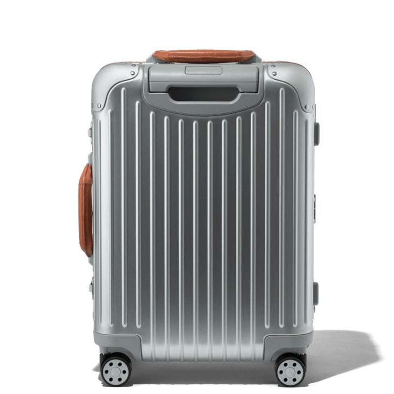 Valises Rimowa Original Cabin Twist in Silver & Brown Marron | ICA-75655988