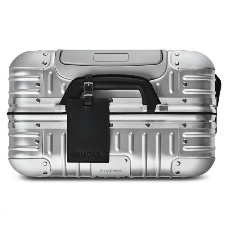 Valises Rimowa Original Cabin Twist in Silver & Black Noir | RYE-38266496