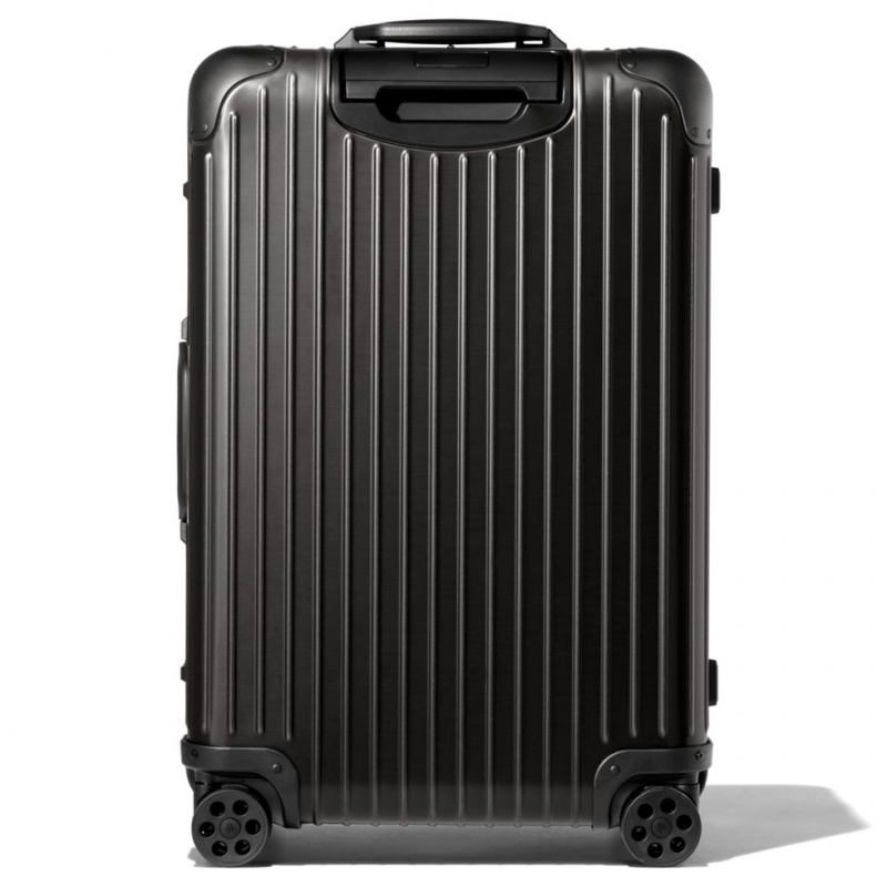 Valises Rimowa Original Check-In M Aluminum Noir | JVR-28953098