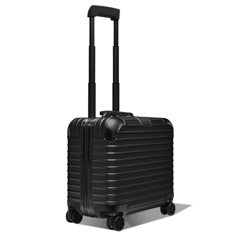 Valises Rimowa Original Compact Wheeled Briefcase in Aluminum Noir | CTV-53544444