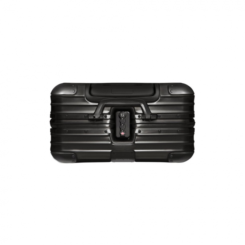 Valises Rimowa Original Compact Wheeled Briefcase in Aluminum Noir | CTV-53544444