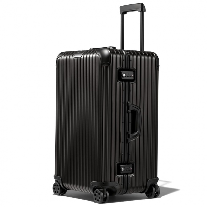 Valises Rimowa Original Trunk Large Aluminum Noir | IUJ-11657658