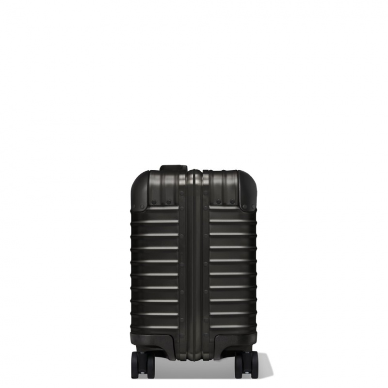 Valises Rimowa Original Compact Wheeled Briefcase in Aluminum Noir | CTV-53544444